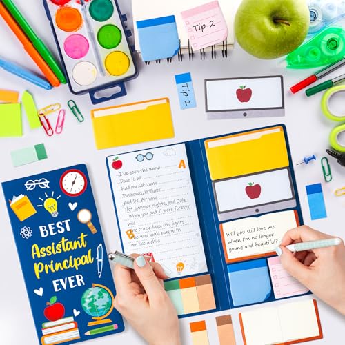 Xqumoi Best Assistant Principal Ever Sticky Note Set School Office Supplies - color: 1pack-assistant Principal