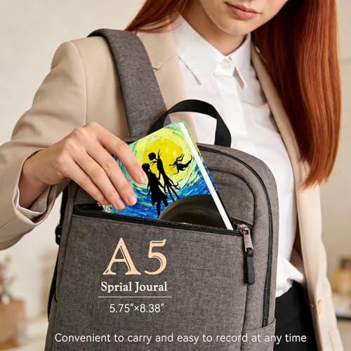 Lined Spiral Journal Notebook for Work A5, 160 Pages - color: Jack