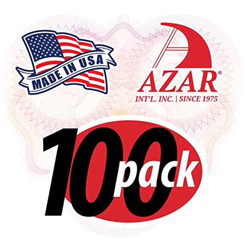 Azar Displays, 252922-100PK, Counter Trifold Brochure Holder with Horizontal Business Card Holder, Brochure Display Stand with Gift Card Pocket Flyer Holder Clear Card Display for Literature, 100-Pack - size: 100-Pack, style: Business Card Pocket