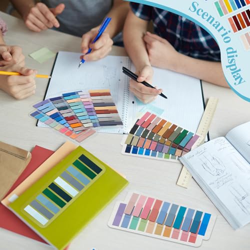 ReliThick 8000 Pcs Annotation Tabs, 40 Colors Writable Sticky Tabs for Book - color: Classic Multicolor