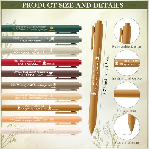 Fuutreo 60 Pcs Bible Verse Christian Gifts, Vibrant Color - color: Joyous Colors