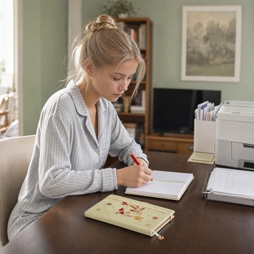 TIEFOSSI A5 Dotted Journal Notebook 190 Pages for Women & Men - color: Light Yellow, size: A5-Dotted