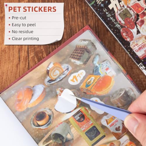 Uideyvi Japanese Comic Style Sticker Scrapbooking Supplies for Junk Journal, 45 Sheets Stickers TZ013008 - color: Uideyvi Japanese Comic Style Sticker TZ-013-008