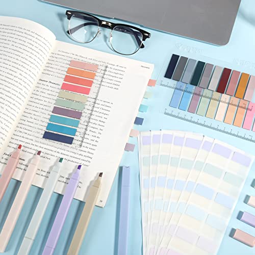 Sticky Book Tabs Book Annotation Kit 720PCS Annotation Tabs 6 Highlighters