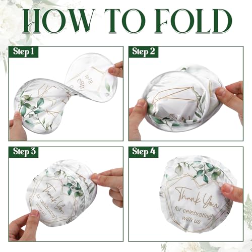 Gejoy 24 Pcs Wedding Party Flying Disc Hand Fans Foldable 8 Styles - color: Wedding Party