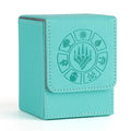 Arkeiliy MTG Deck Box 110+ Storage Sleeved Cards for Magic Commander - color: Turquoise