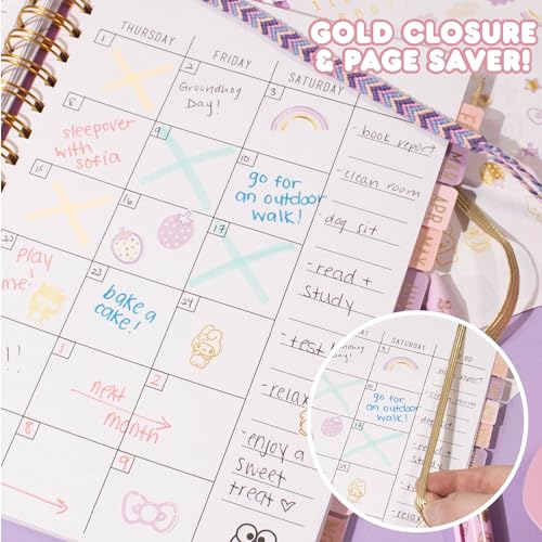 Horizon Group USA Journal Set, Cute School Supplies, Stationary Kit for Girls, Diary and Accessories, Hello Kitty Pink Gold Foil Journal - color: Hello Kitty Pink Foil Journal