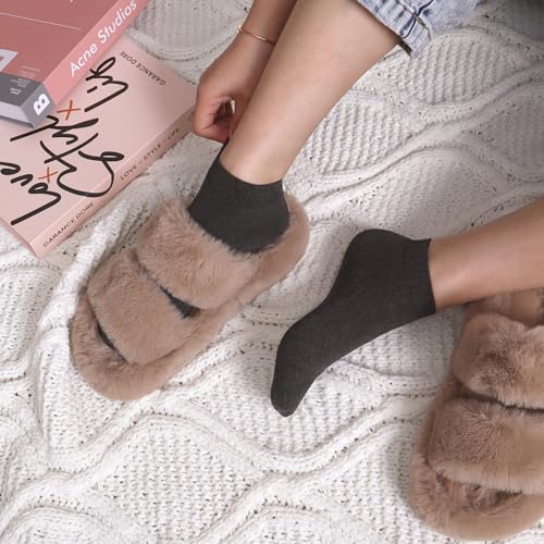 SERISIMPLE Women Viscose Bamboo Ankle Socks Low Cut Thin Sock Lightweight Pastal Color Soft Sock 5 Pairs - color: Assorted6, size: Small