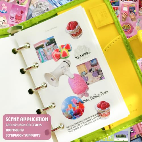 2 Pack Y2K Sticker Book Set 60 Sheets 800+ Vintage Aesthetic Stickers - color: Y2k 2 in 1