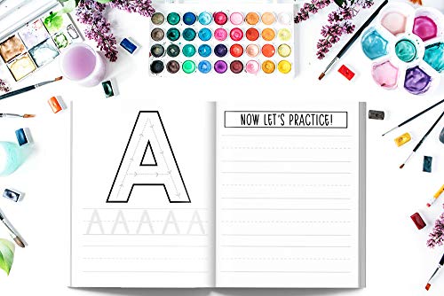 Learning to Trace: Children's Activity Book: Lines Shapes Letters Ages 3+