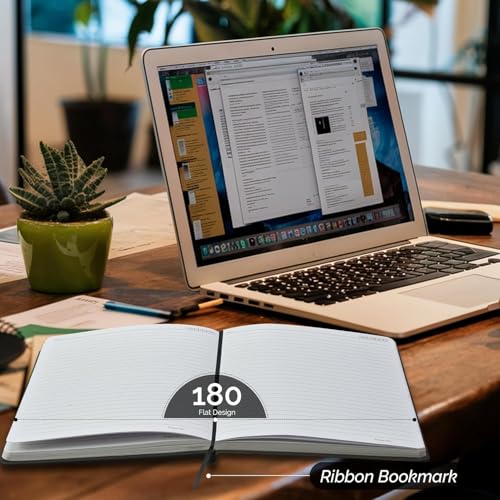 Nextnoid A5 LIned Notebook - 160 Pages, 120 GSM Paper, Burgundy - color: Burgundy, style: Lined 160 Pages