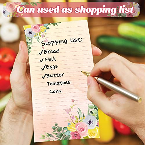 2 Pack 500 Sheets Floral Sticky Notes Cute Flower Note Pads