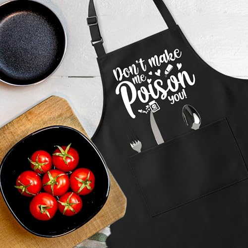 Funny Aprons for Men，Women - color: Don't Make Me Poison You