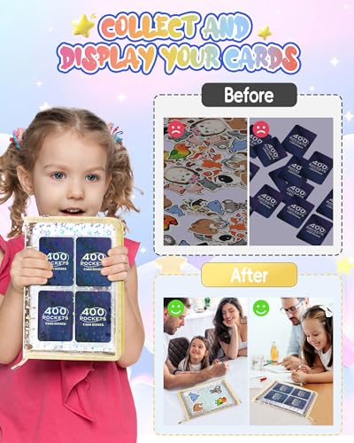 4 Pocket Card Binder for Girls, Cute A5 Clear Kpop Photocard Binder - color: A Off-White, size: 4-Pocket