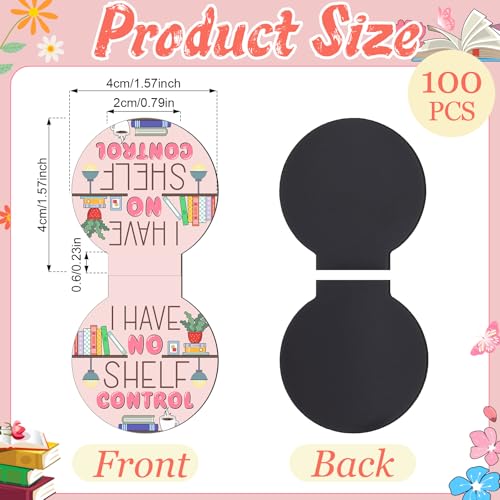 AmazingSpark 50 Pcs Magnetic Bookmarks for Reading, Flower - style: Flower