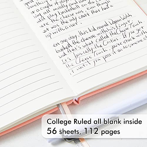 feela 3 Pack Pocket Small Notebook Journals, Mini Cute Hardcover College Ruled Notepad Women Office Supplies, with 3 Black Pens, 3.5”x 5.5”, A6, Pastel Colors, Light Yellow, Light Pink, Pale Orange - color: Light Yellow, Light Pink, Pale Orange