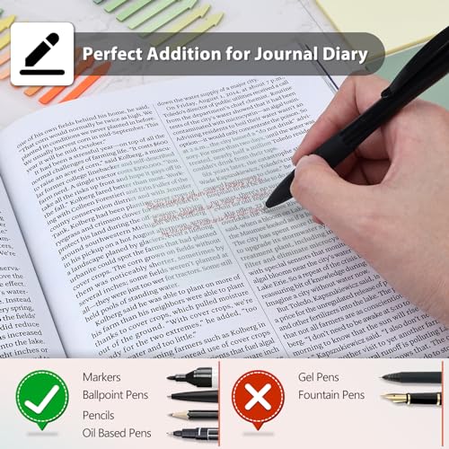 1060 Sheets Transparent Sticky Notes, Book Annotation Tab(Morandi) - color: Morandi