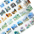 6 Rolls Four Seasons Landscape PET Tape for Scrapbook Journaling - style: Four Seasons
