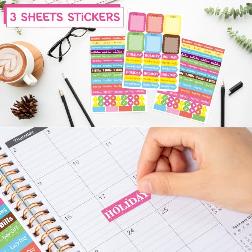 Xqumoi 2027 A5 Planner Pink Bitches Sweary Weekly and Monthly Planner Gift - color: Pink Bitches 2027, size: A5