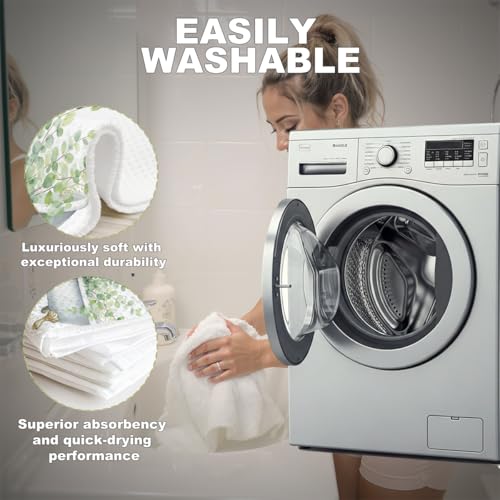 Lovdazzles 2 Pcs Funny Eucalyptus Kitchen Towels Decorative Tea Towel - color: Multi 1601