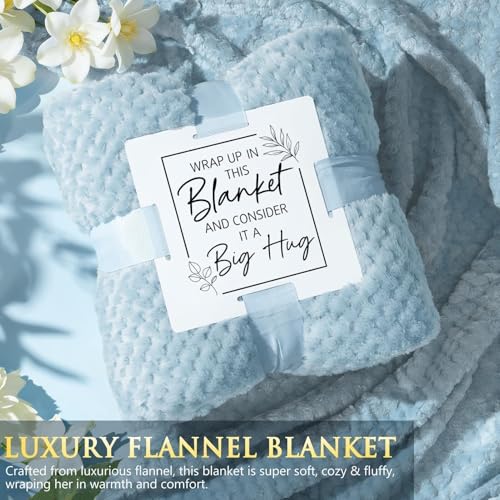 Birthday Gifts for Women, Spa Self Care Package Get Well Soon Gift Baskets - color: Blue - Bergamot Jasmine