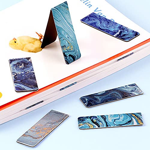 12 Pack Magnetic Bookmark, Book Marker Clip for Teachers, Students, Book Lovers, Printing on 2 Side - color: Style C