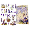 TIAMECH Flowers Resting Lavender Girl Sticker Book - color: Flowers Resting