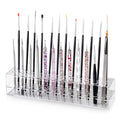 Nail Art Tool Organizer, Nail Brush Holder, Nail Technician Gifts, Storage for Storing Pro Beauty Finger Nailcare Art Kit Tools Makeup Display Case Refillable Container Holder Organization