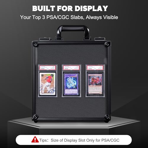 Kabinka Graded Card Storage Box, Aluminum Trading Card Box, PSA Slab Case