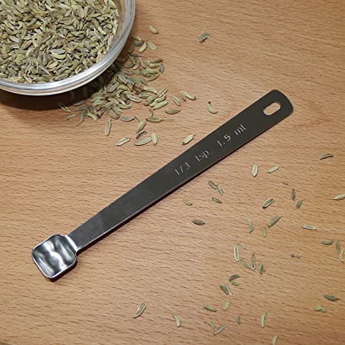 2PCS 1/3tsp(1.5ml) Tiny Measuring Spoon, Small Teaspoon for Tiny Amounts - size: 1/3tsp|1/10tbsp|1.5ml