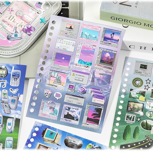 Monsoon Postbox Sticker Book, 30 Sheets Japanese Decals - color: Dream Monsoon