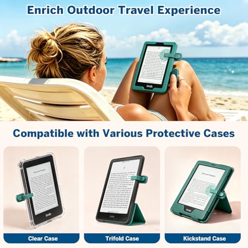 Page Turner Ring for Kindle,Remote Control for iPhone iPad Tablets eReaders - color: Jade