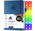 Clever Fox Daily Planner, Undated Professional & College Day, Mystic Blue - color: Mystic Blue (Undated)