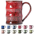 Crimson Ember Ceramic Mug, 22oz Reactive Glaze Coffee Mug, Gift for Him - color: 22oz - Crimson Ember · POWER