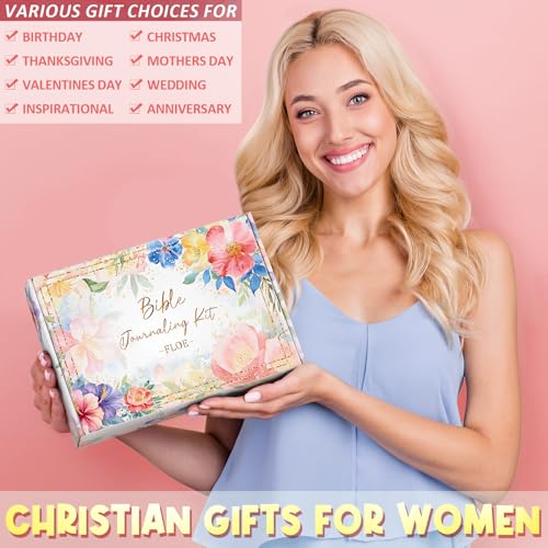 Bible Study Supplies Journaling Annotation Kit, Christian Gifts for Women - color: Blue