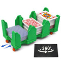 Playing Card Tray with 360° Rotation and Smooth Sliding Wheels