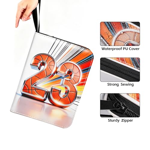 9 Pocket Trading Card Binder, 3-Ring Card Album - color: White, size: Large