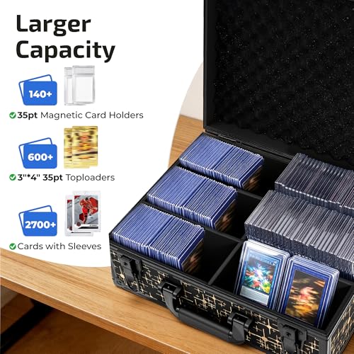 Top Loader Trading Card Storage Case for Sports Cards Graded Cards - color: Holy Light
