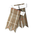Kilt Flashes for Men with Heavy Buckle Adjusters, Plain & Tartan Kilt Sock Flashes. - color: Fraser Weathered 063flbu