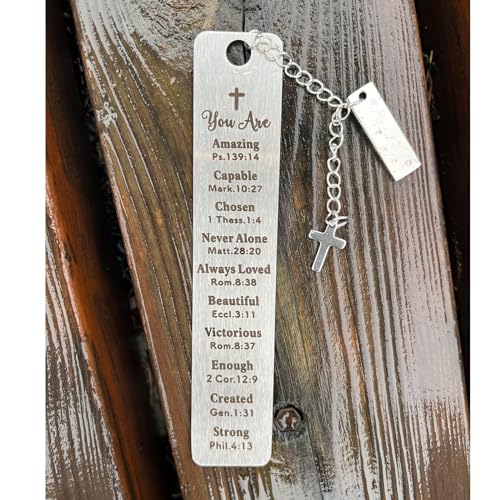 Christian Bookmark Gifts for Women Girls Boys, Inspirational Religious Book Mark Markers Faith (You are Amazing) - style: You are amazing