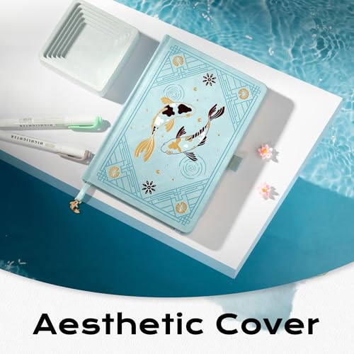TIEFOSSI A5 Dotted Journal Notebook 190 Pages for Women & Men - color: Light Blue, size: A5-Dotted