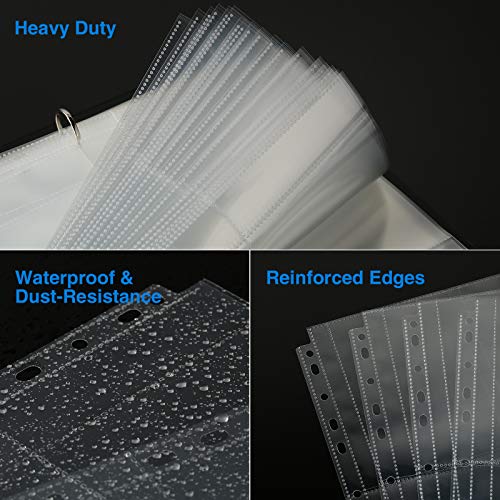 Sooez 30 Pack 4x6 Photo Sleeves for 3 Ring Binder, Hold 180 Pictures - size: 4x6" 3-Pocket