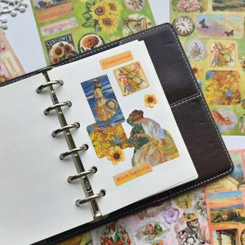 Vintage Garden Sticker Book for Scrapbooking Supplies - color: Greenflower Garden