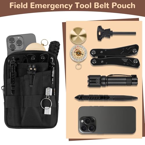 Likesing Pocket Tool Pouch, Oxford Pocket Organizer with Removable Strap