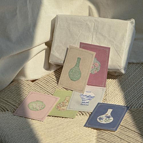 Monolike Day by Day Card, 104 Pottery - Mix 48 Mini Single cards, 24 envelopes Package - color: 104 Pottery