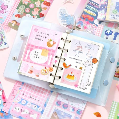 TIAMECH Japanese Manga Little Wish Stickers Book - color: Little Wish