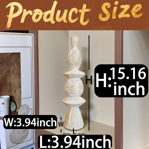 15" Modern Abstract Tower Decorative Sculpture, Chess Sculptures,Home Decor,Coffee Table Statues,Shelf Top Decor Aesthetics,Dining Living Room Desk Decor - color: 15.16"golden