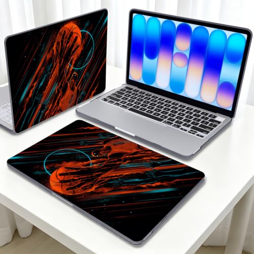 Basketball Sports Pattern Protective Case for MacBook Neo 13" A3404 - color: Cool Basketball Graphic