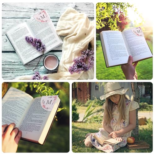 2 Pack A-Z Leather Book Corner Bookmark Durable Reading Accessories M