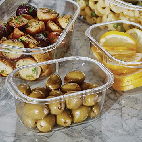 Rubbermaid Brilliance Food Storage Containers, Set of 5 (10 Pieces), BPA-Free, Leak-Proof, Clear - size: 10-Piece